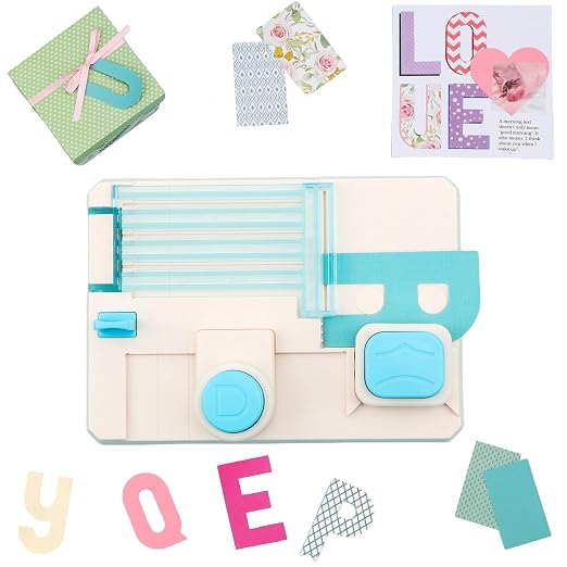 Mini Alphabet Punch Board for Banners, Junk Journals and Scrapbooking by CYFUNDESIGN