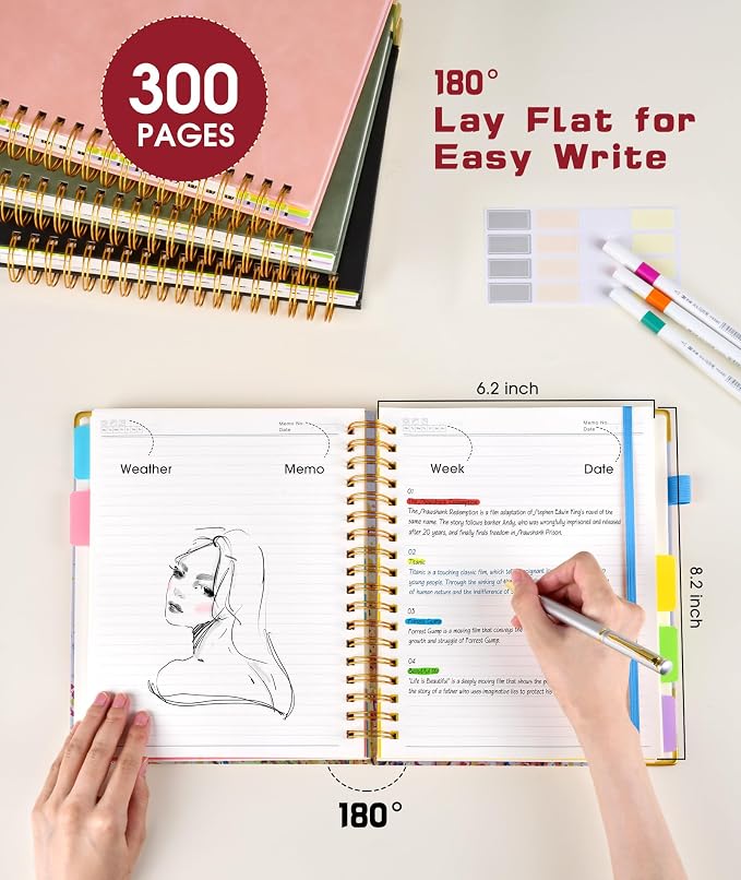 Hardcover Spiral Notebook journal - Image 6