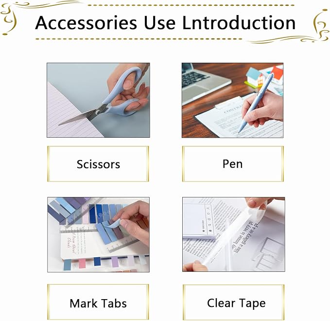 Office Supplies, Stapler and Tape Dispenser Set - Image 3