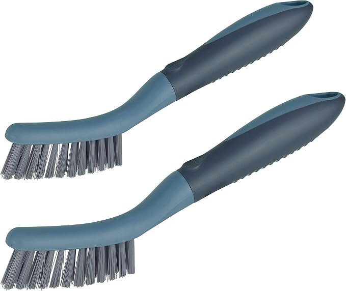 2 Packs Small Brushes for Cleaning, Stiff Bristle Grout Scrub Brushes for by PHYEX