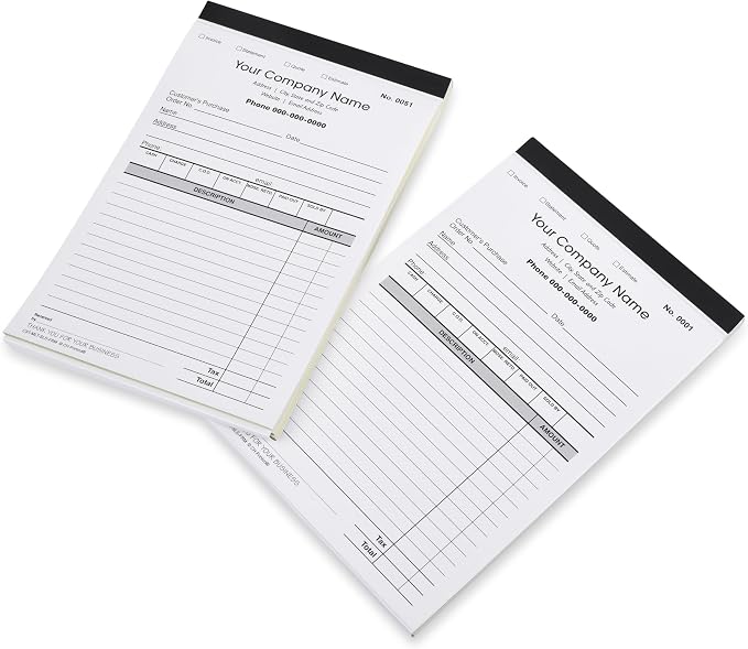 CH Printco Custom Sales, Personalized Multipurpose Duplicate Carbonless Form - Image 2
