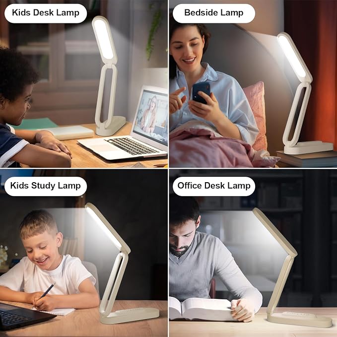 Giryuhd LED Desk Lamp for Office Home & Battery Operated Lamp Rechargeable Lamp - Image 7