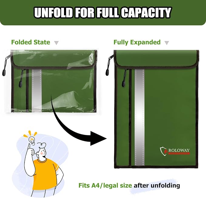 ROLOWAY Fireproof Document Bag - Image 5