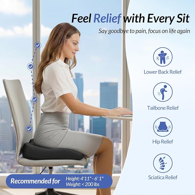 ZIKEE Ergonomic Seat Cushion - Image 2