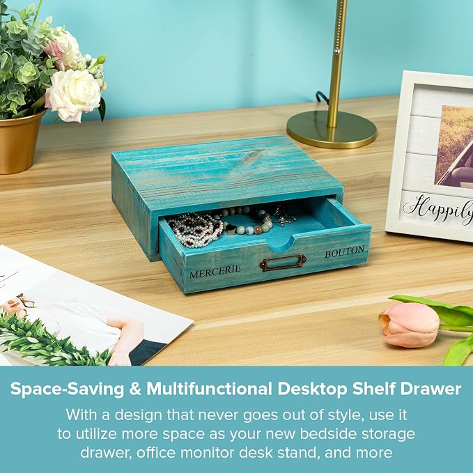 Turquoise Single Drawer Unit - Image 4