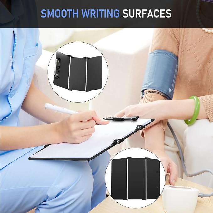 Clipboard Foldable Without Edition Cheat Charts, 3 Layers Aluminum, Nurse Board - Image 5