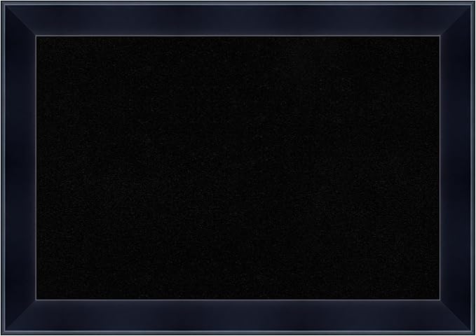 Amanti Art Black Cork Board for Wall, 14x20 Vision Board with Black Wood Frame, Small Corkboard Office Decor for Home Organization, Modern Corkboard Pinboard to Display Items for Home Organization in-DeskLoop Office