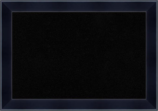 Amanti Art Black Cork Board for Wall, 14x20 Vision Board with Black Wood Frame, Small Corkboard Office Decor for Home Organization, Modern Corkboard Pinboard to Display Items for Home Organization in-DeskLoop Office