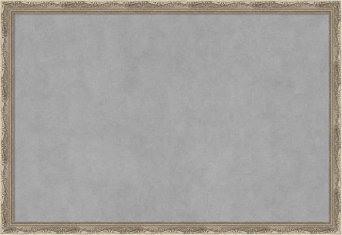 Amanti Art Silver Framed Magnetic Board 18x26 Medium Vision Board by AmantiArt