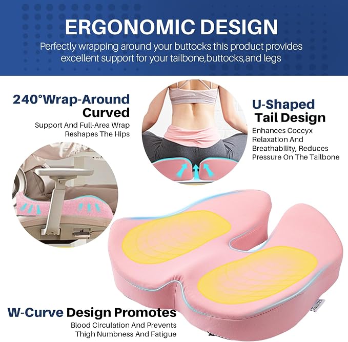 X Large Memory Foam Seat Cushion - Image 5