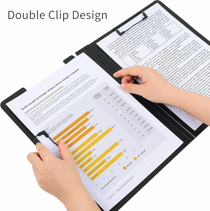 10 Pack A4 Foldable Clipboards - Image 4