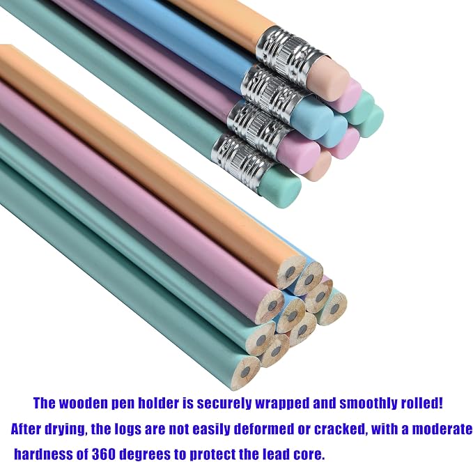Jsehchya 50PCS Triangular Grip Wooden cased Pencils - Image 5