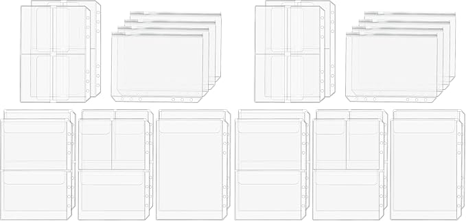 Premium Clear Binder Zipper Folders by salbsever