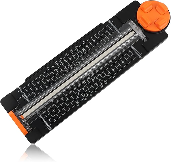 Paper Cutter for Craft, 4-in-1 Paper Trimmer, Perforated & Creasing Blades for - Image 7