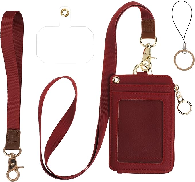 Mondo Designs 2-in-1 ID Badge Holder & Lanyard Wallet by MondoDesigns