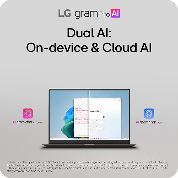 LG gram Pro 16-inch Thin and Lightweight Dual AI Laptop Computer, Windows 11 - Image 10
