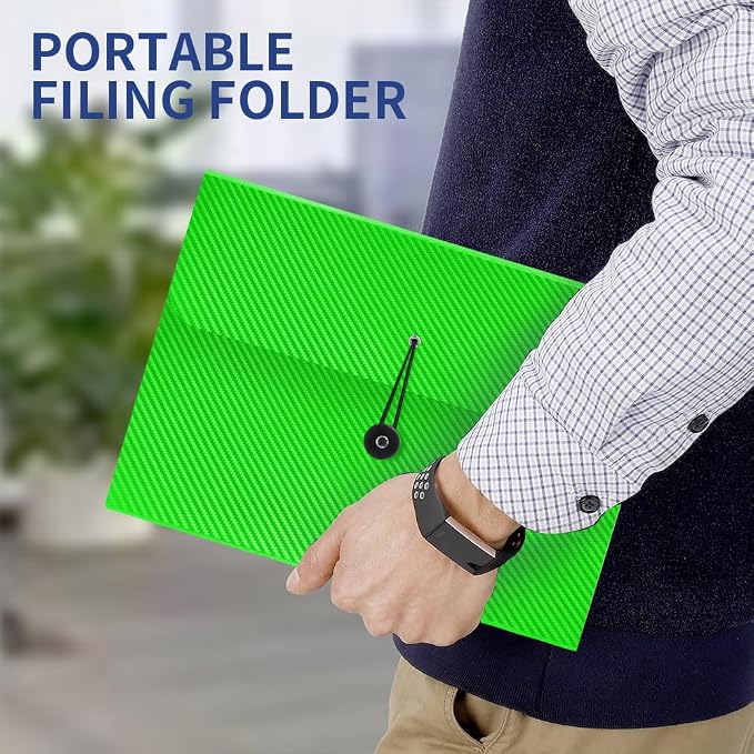 Expanding File Folder, 13 Pockets Accordian File Holder Organizer, A4 Letter - Image 6