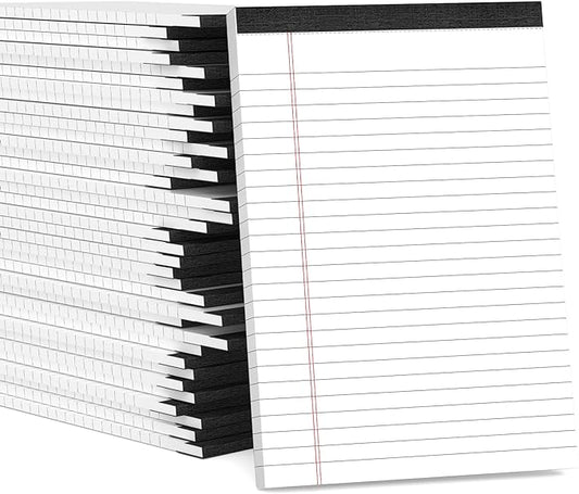 36 Pack Small Legal Pads 5x8 White Note Pads 5x8 College Ruled Paper Tablets by Aidunmis