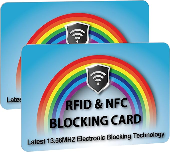 SaiTech IT 2 PK RFID Blocking Cards Protect Your Entire Wallet, and Cards from by SaiTechIT