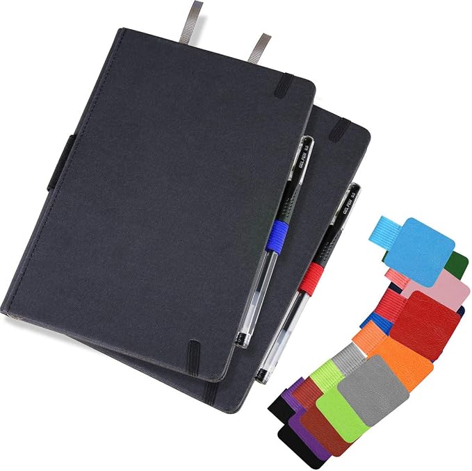 SLSON 12 Pack Notebook Pen Loop Holder Self-Adhesive Pen Holder Pencil Holders - Image 5