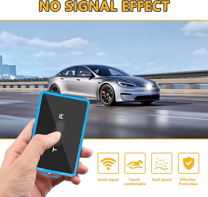 FT FUNTOR for Tesla Transparent Key Card Holder, TPU Card Case Protector - Image 4