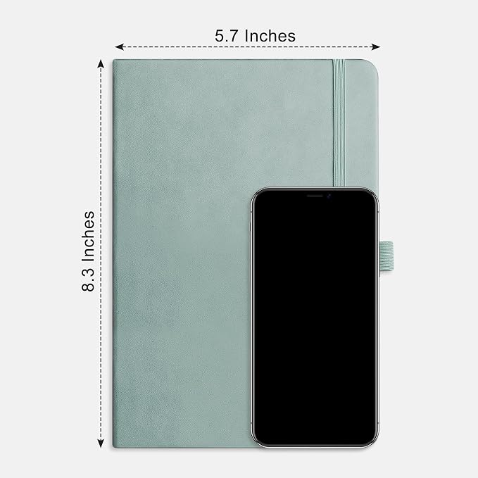 RETTACY Lined Journal Notebook, 192 Numbered Pages, A5 Medium Size, - Image 9