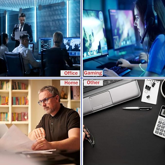 Large Mouse Pad, Office Desk Pad Gaming, Durable Waterproof Non-Slip Base Long - Image 6