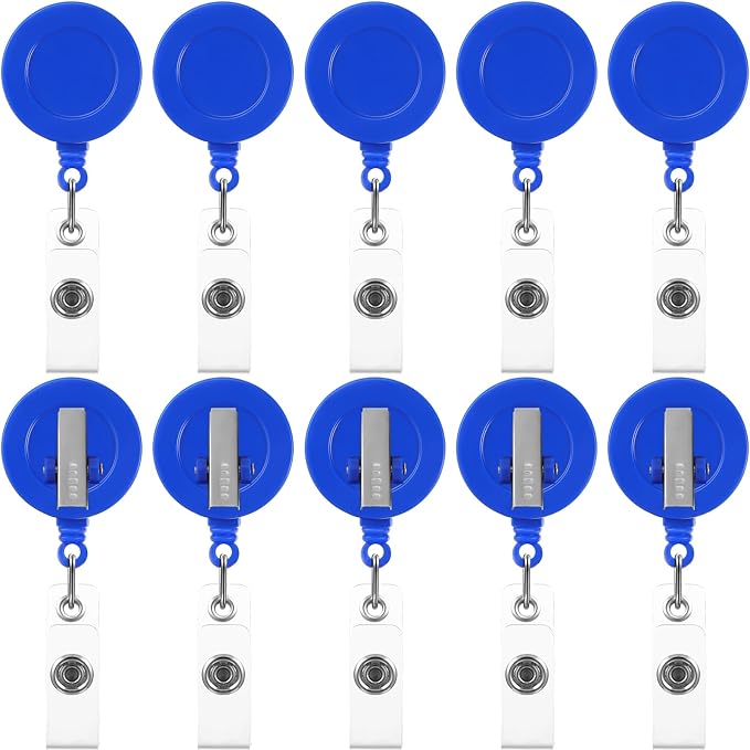Zonon 50 Pcs Retractable Badge Holder Reels by Zonon