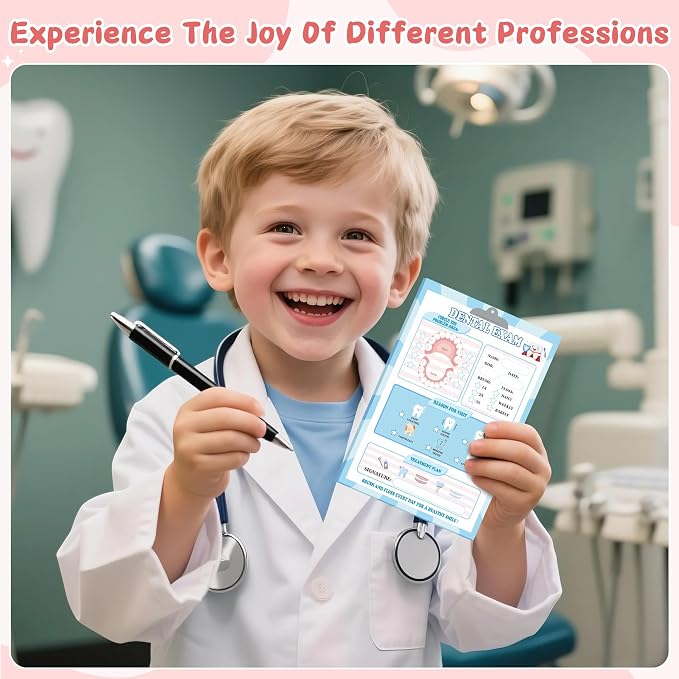 TICIAGA Kids Pretend Play Notepads - Image 5