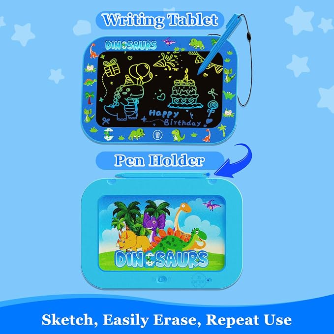LCD Writing Tablet for Kids, 12Inch Colorful Reusable Erasable Electronic - Image 3