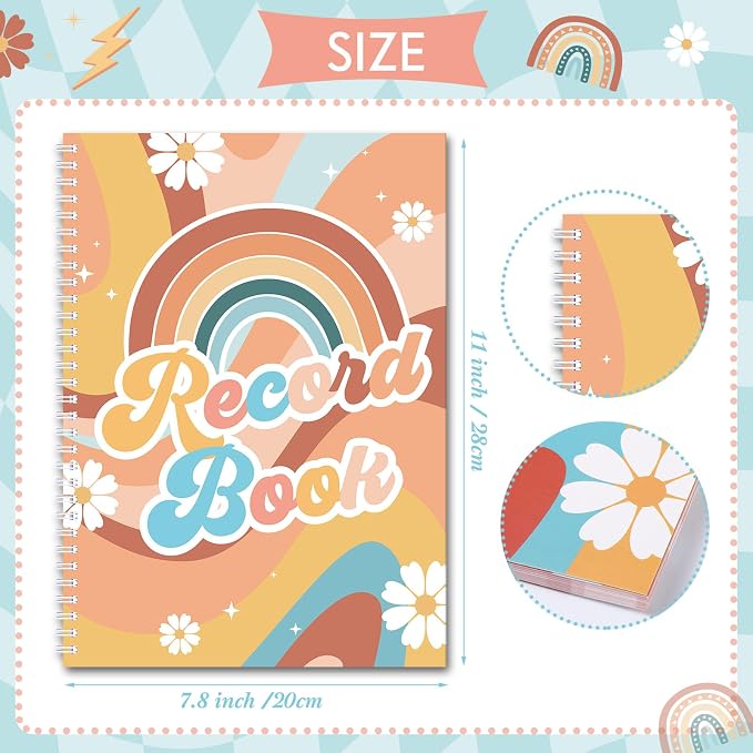 Fuyoooo Teacher Record Book Teacher Grade Books 2026-2027 Spiral Bound Record - Image 2
