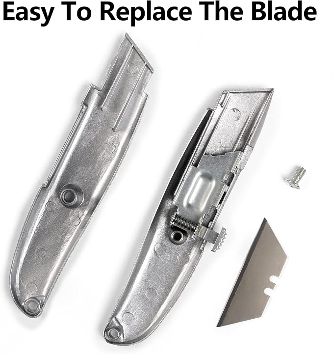 DIYSELF 2Pack Utility Knife Box Cutter Retractable Blade Heavy Duty PVC Pipe - Image 7
