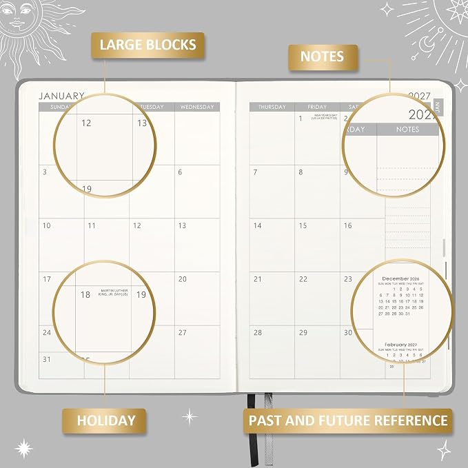 2027 Planner - 2027 Weekly Monthly Planner, January 2027 - December 2027 - Image 3