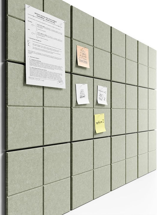 Bumusty Large Cork Board Alternative-47 x35 Felt Bulletin Board Tiles, by Bumusty