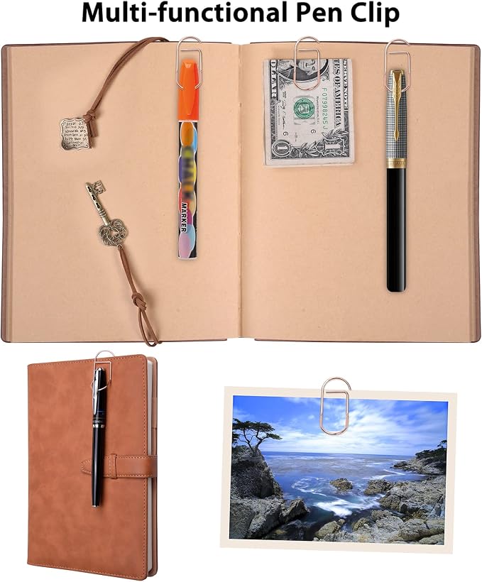 Wisdompro Pen Clip, 12 Pack Stainless Steel Pencil Clip Holder - Image 9