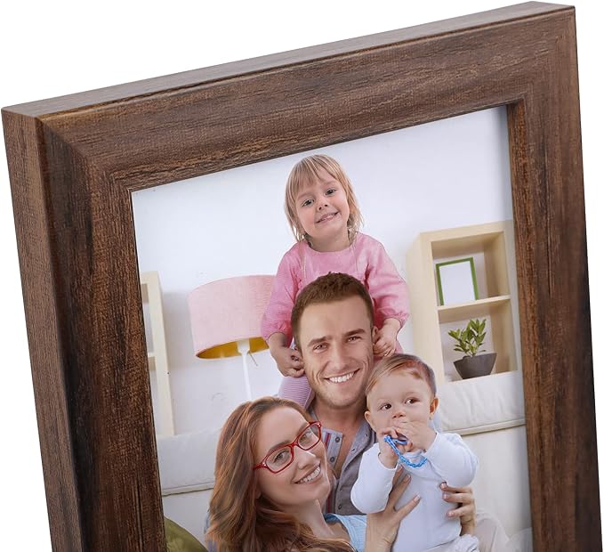 Giftgarden 8x10 Picture Frame Brown Set of 12 - Image 8
