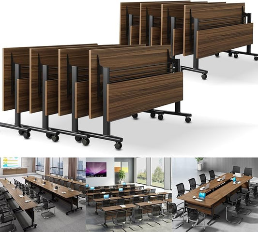 LKATOR Portable Conference Table, Folding Office Table by Unknown
