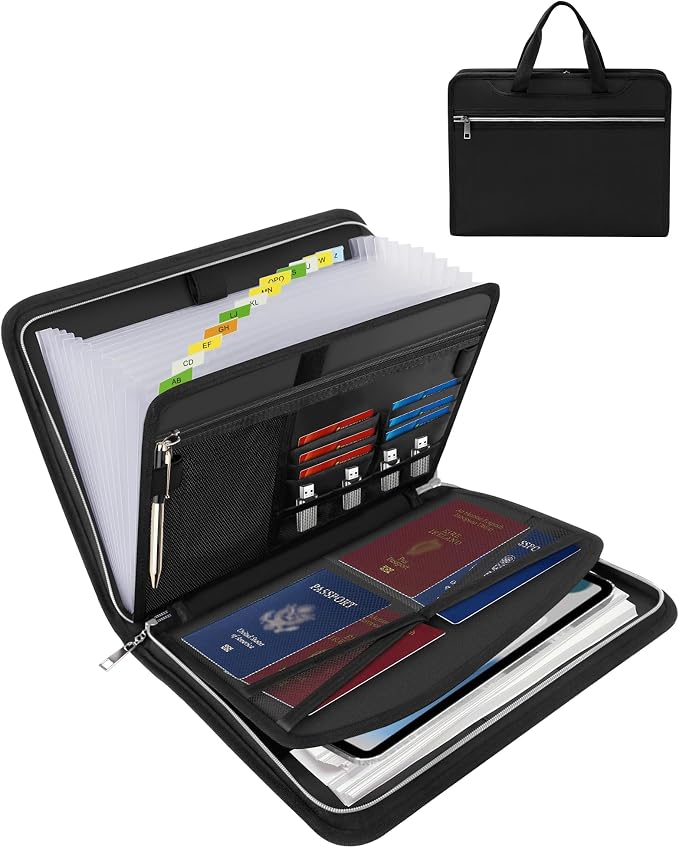 Fireproof Important Document Organizer Folio by Unknown