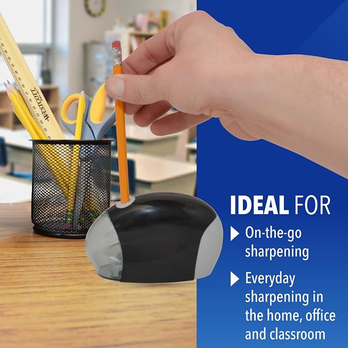 Westcott 55851 Small Battery Powered Pencil Sharpener - Image 4
