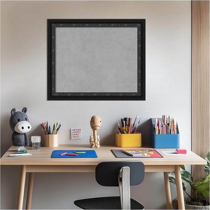 Amanti Art Black Framed Magnetic Board 20x24 Small Vision Board - Image 5