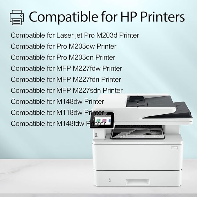 greencycle Compatible 32A Replacement for HP 32A Drum Unit CF232A use for Laserjet Pro M203d M203dn M203dw M227fdw M227fdn M227sdn M148dw M148fdw M118dw Printer (4-Pack)-DeskLoop Office