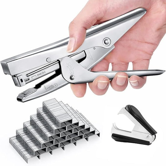 Stapler Heavy Duty with 1000 Staples and Staples Remover Set 20 Sheets Desktop by LandHope