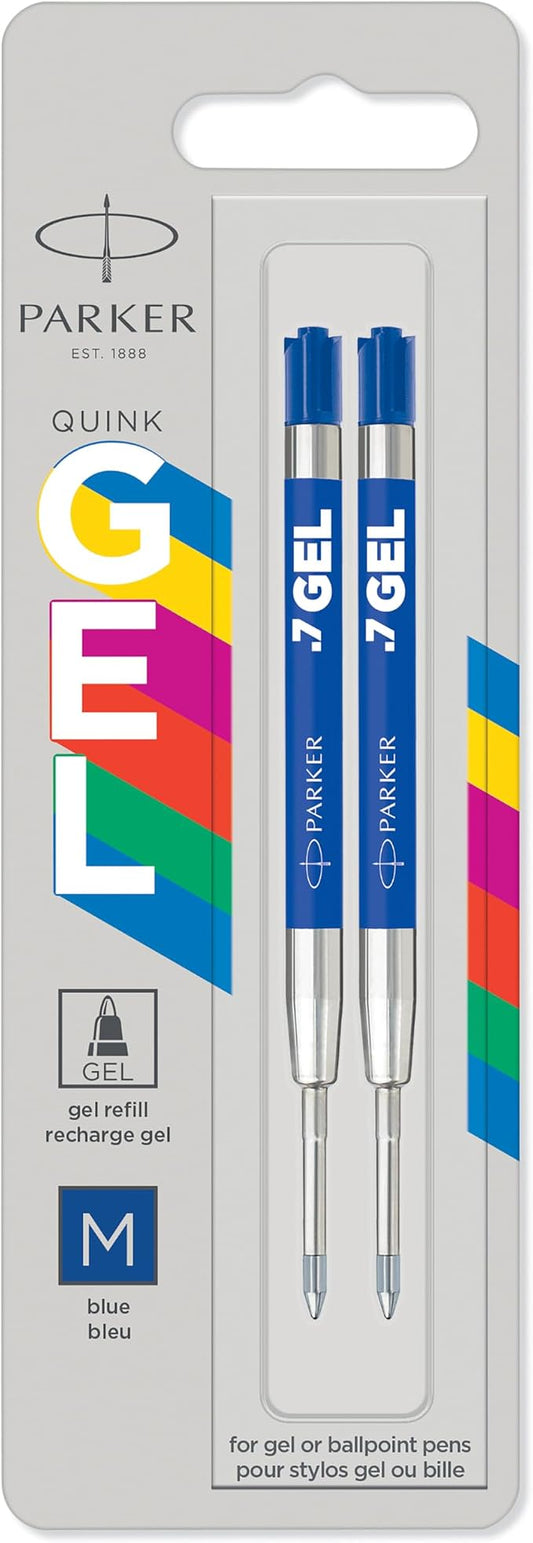 Parker Jotter Originals Gel Pen Refills | Smooth Blue Gel Ink Refills | Medium by Unknown
