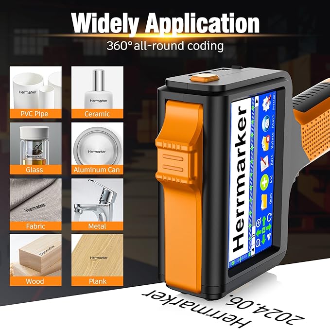 Original New 42ml Quick Dry Ink Cartridge, Replacement Compatible for 0.5inch/12.7mm Handheld Inkjet Printer TIJ314/TIJ990/T1000 (Yellow)-DeskLoop Office