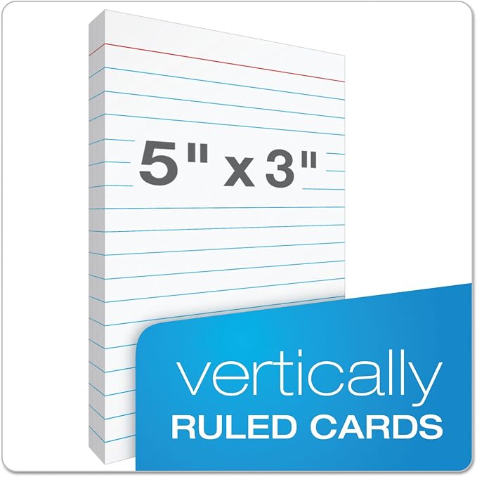 Oxford At-Hand Note Card Case, Includes 25 Ruled Index Cards - Image 2