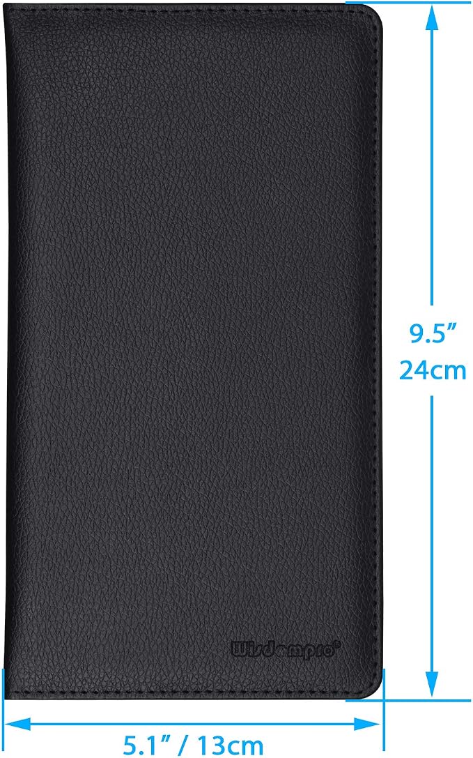 Wisdompro Car Document Holder Organiser, PU Leather Vehicle Insurance and - Image 5