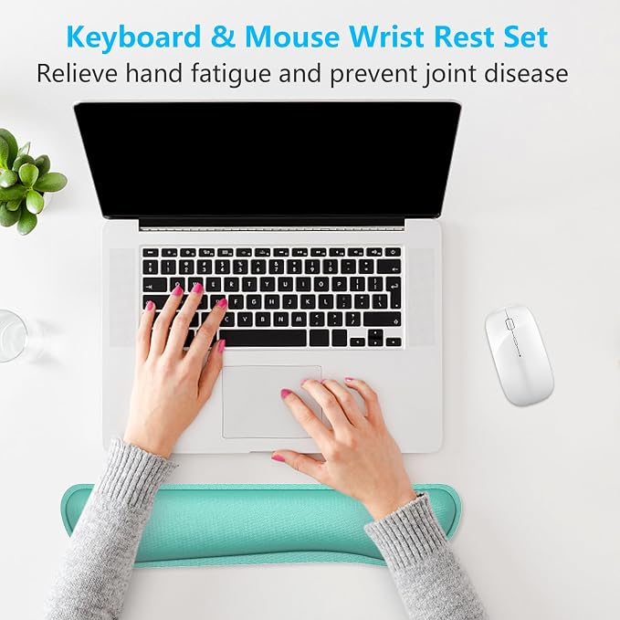 Dapesuom Enlarge Keyboard Wrist Rest Pad, Cute Memory Foam Wrist Rest - Image 7