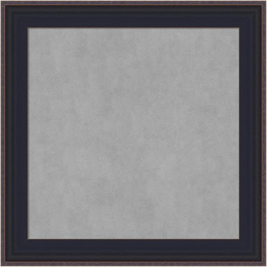 Amanti Art Black Framed Magnetic Board 15x15 X-Small Vision Board by AmantiArt