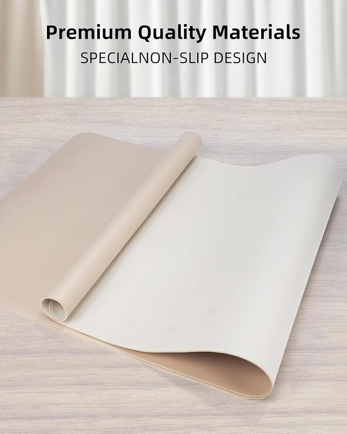 Non-Slip Desk Pad, Desk mat, Large Mouse Pad, Office Desk mat, Waterproof PU - Image 2