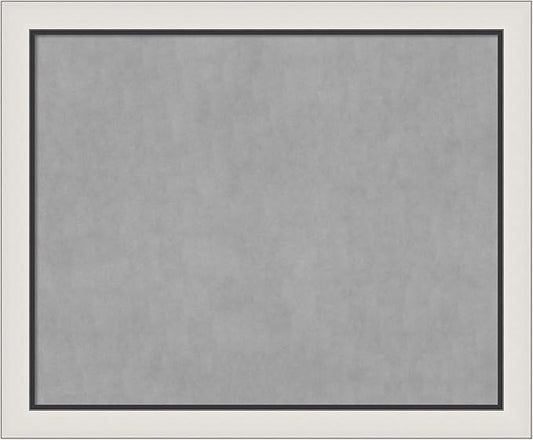 Amanti Art Silver Framed Magnetic Board 38x46 X-Large Vision Board by AmantiArt